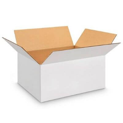 White Duplex Corrugated Boxes